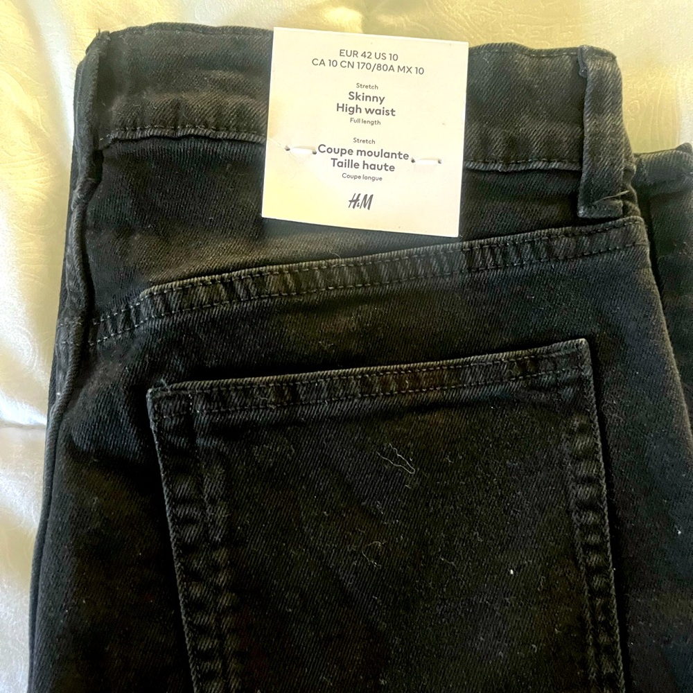 H&M ladies, black skinny jeans